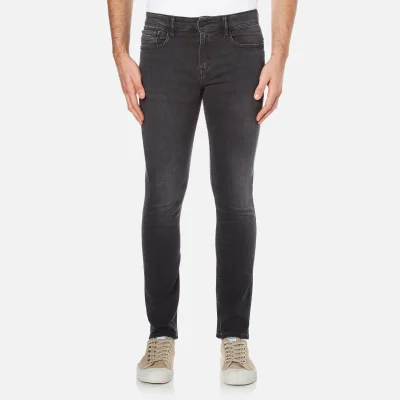 Calvin Klein Men's Super Skinny 5 Pocket Jeans - Elastic Black