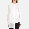DKNY Women's Long Sleeve Button Through Shirt with Front Panel - Chalk - Image 1