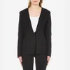 DKNY Women's Long Sleeve Collared Jacket with Hood - Black - Image 1