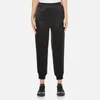 DKNY Women's Pull On Pants with Ribbed Ankle Cuff - Black - Image 1