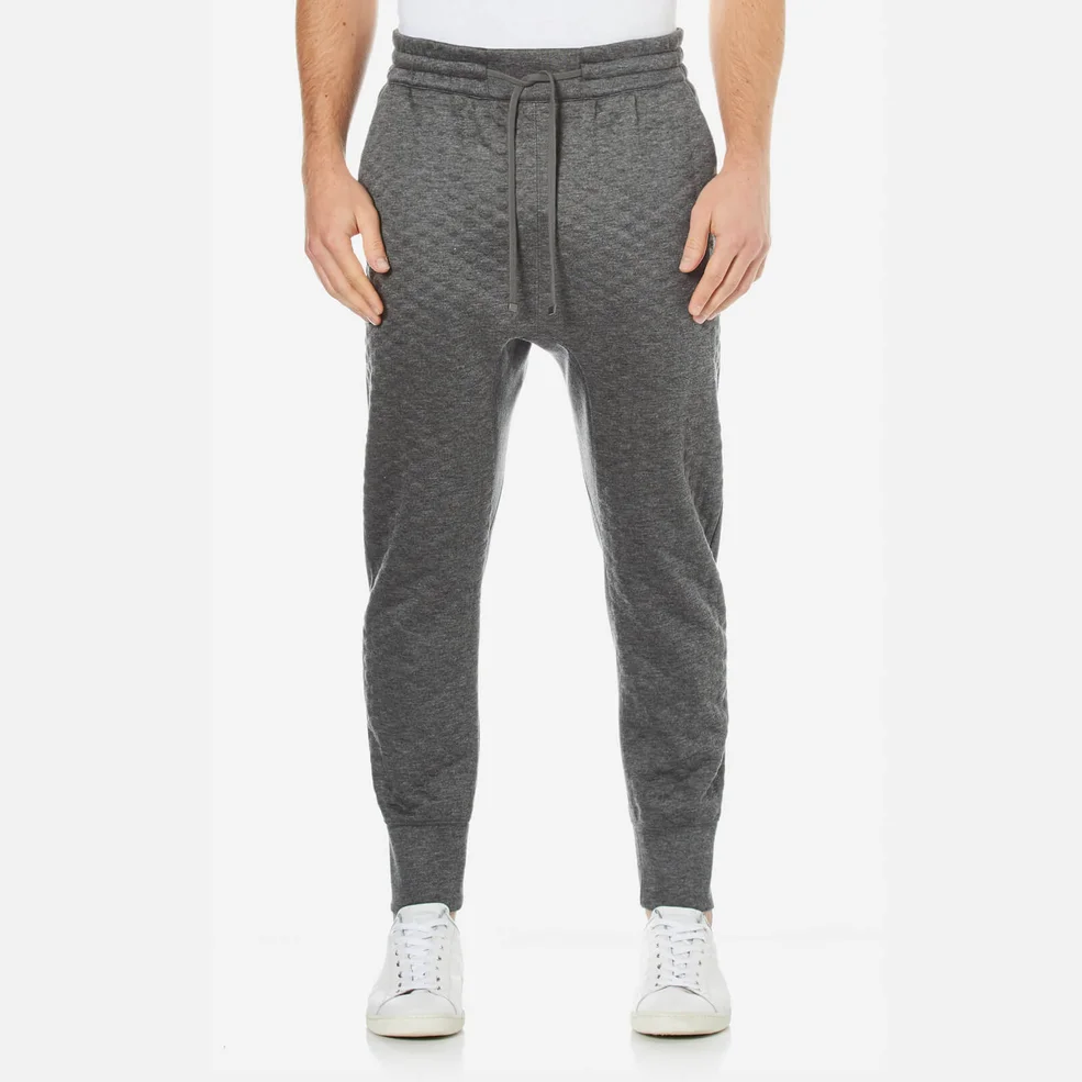 Helmut Lang Men's Embossed Jersey Sweatpants - Grey Image 1