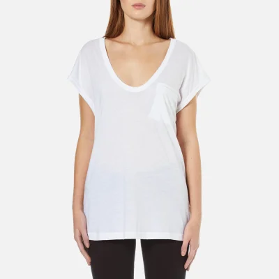 Helmut Lang Women's Scoop Neck Muscle T-Shirt - White