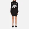Love Moschino Women's Polo Neck Heart Jumper Dress - Black - Image 1