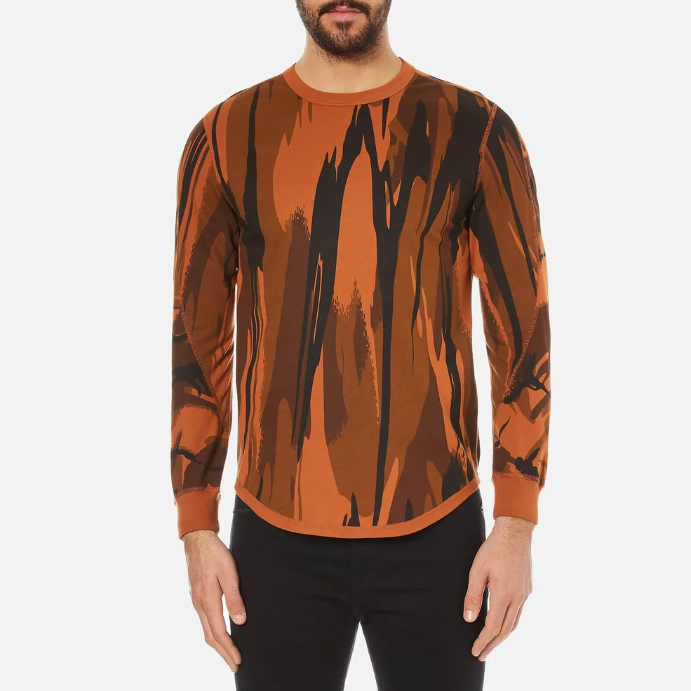 Maharishi Men's Reversible Camo Long Sleeve Top - Autumn Camouflage Image 1
