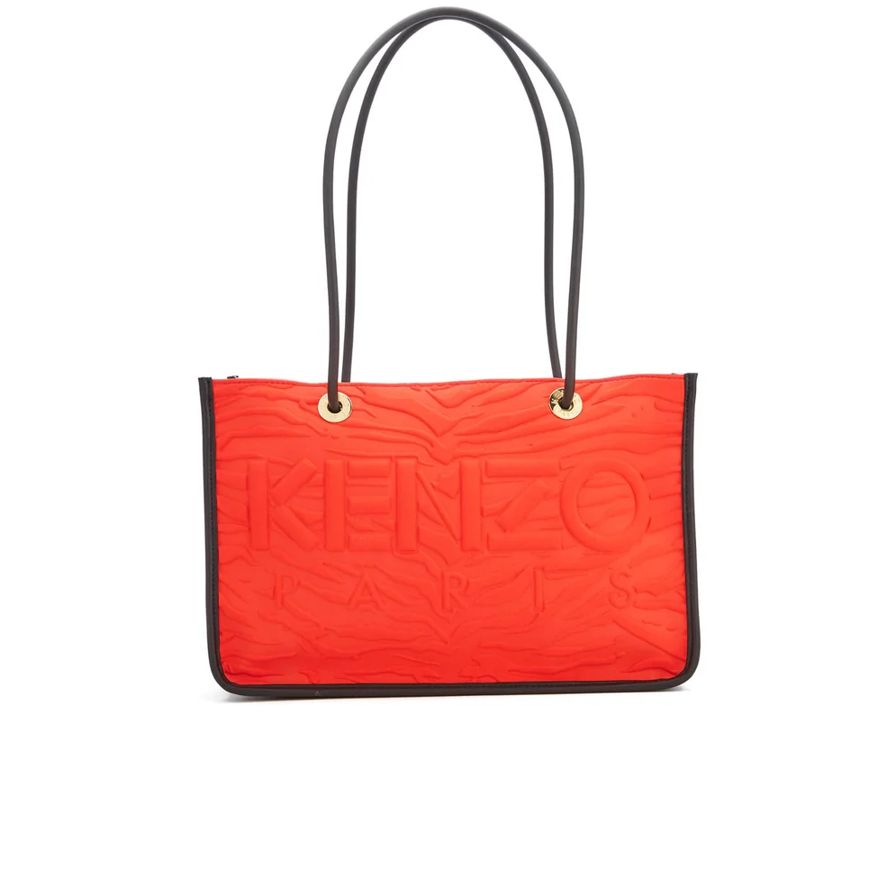 KENZO Women's Kombo East West Tote Bag - Red/Pink Image 1