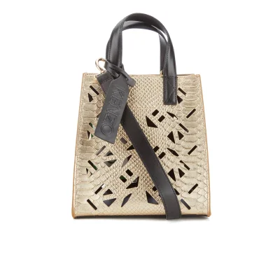 KENZO Women's Essentials Mini Tote Bag - Gold
