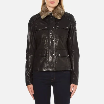 Belstaff Women's Attebury Leather Jacket - Black
