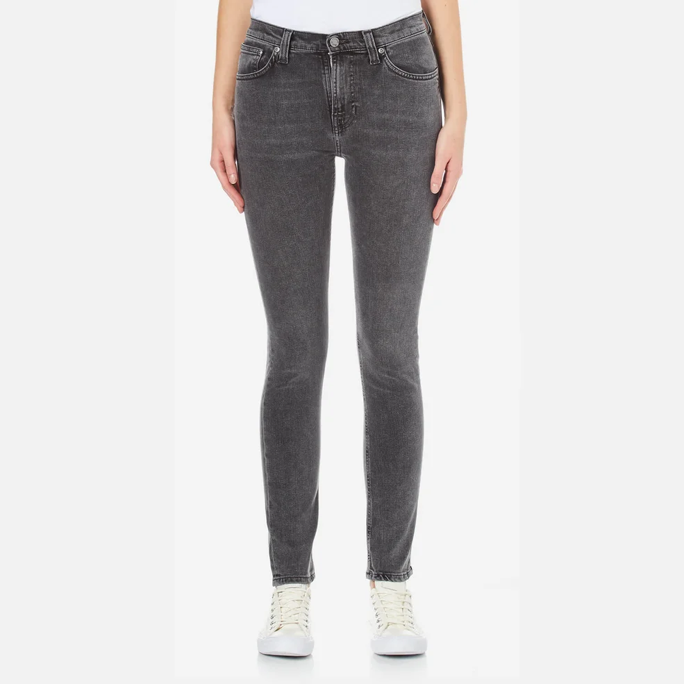 Nudie Jeans Women's Pipe Led Jeans - Grey Marble Image 1