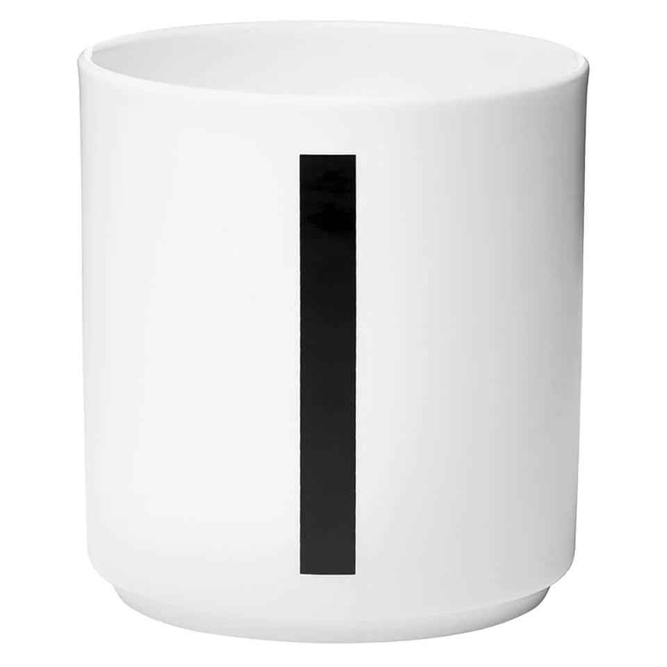 Design Letters Porcelain Cup - I Image 1