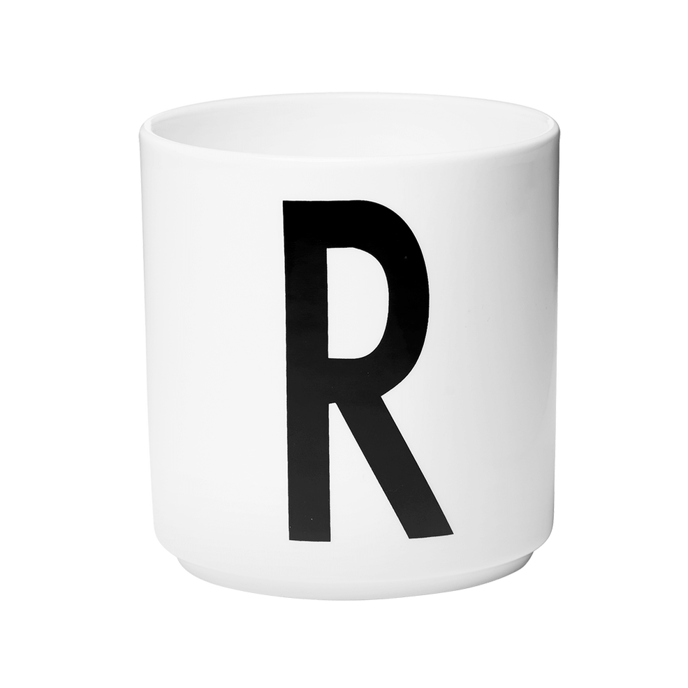 Design Letters Porcelain Cup - R Image 1