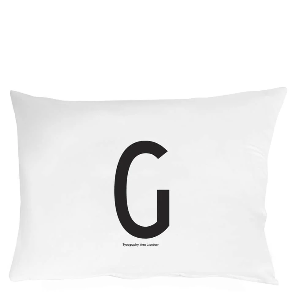 Design Letters Pillowcase - 70x50 cm - G Image 1