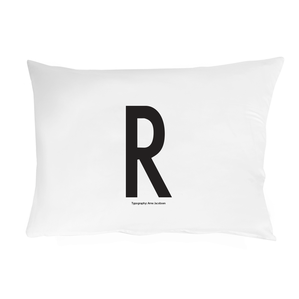 Design Letters Pillowcase - 70x50 cm - R Image 1