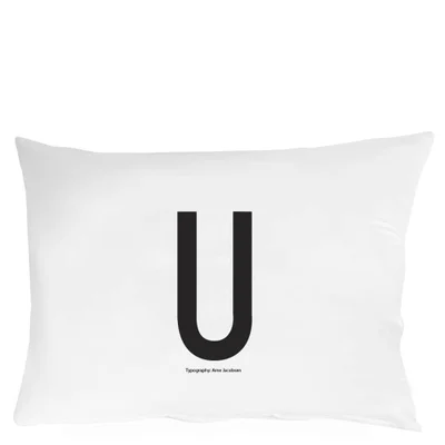 Design Letters Pillowcase - 70x50 cm - U