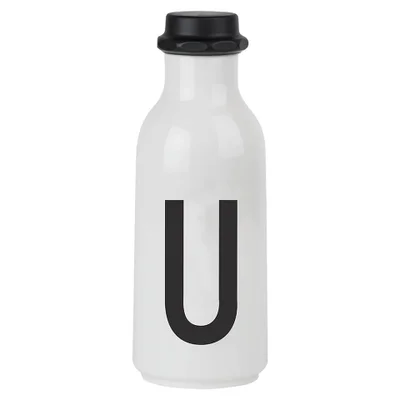 Design Letters Water Bottle - U