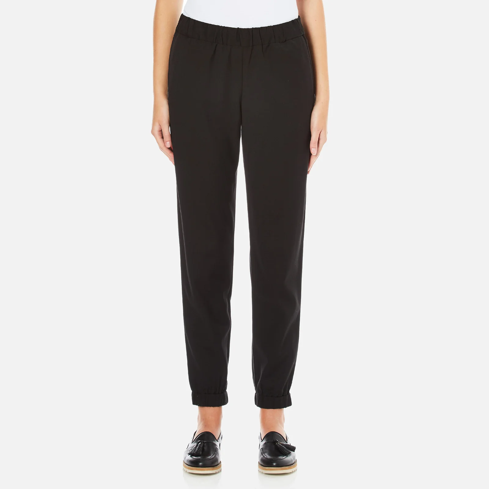 French Connection Women's Dolly Drape Joggers - Black Image 1