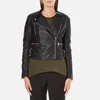 French Connection Women's Decade Biker Jacket - Black - Image 1