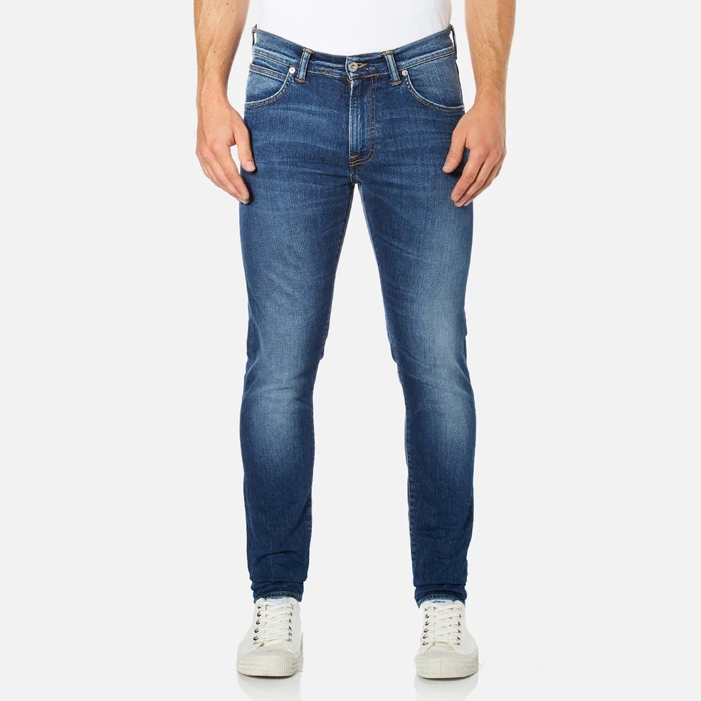 Edwin Men's Ed-85 Slim Tapered Drop Crotch Jeans - Mid Trip Used Image 1