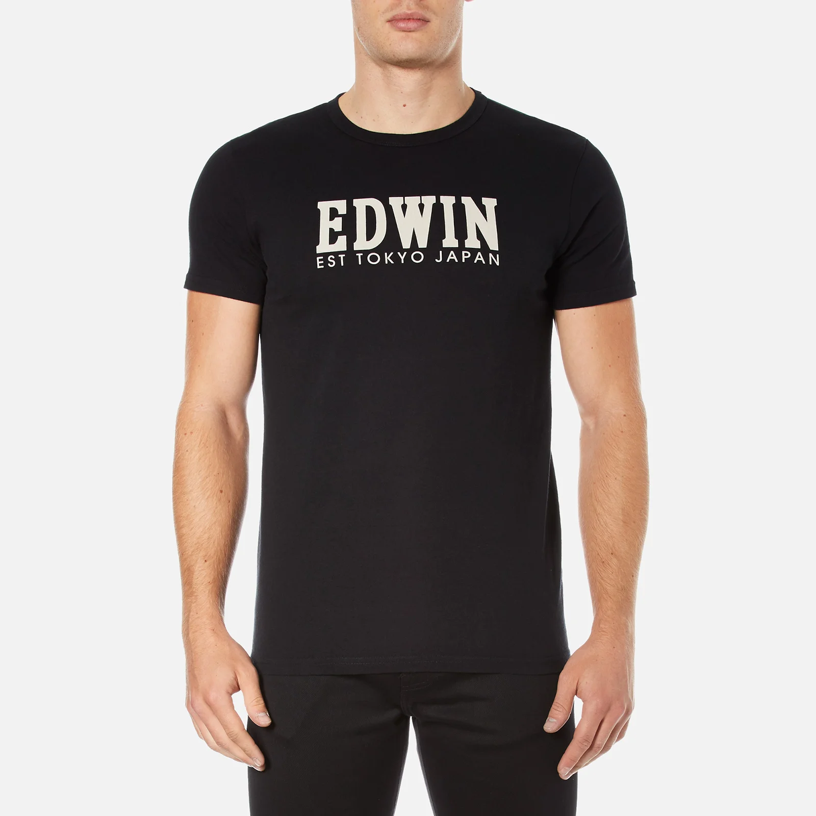 Edwin Men's Logo Type 2 T-Shirt - Black Image 1