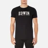 Edwin Men's Logo Type 2 T-Shirt - Black - Image 1