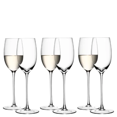 LSA White Wine Glasses - 340ml (Set of 6)