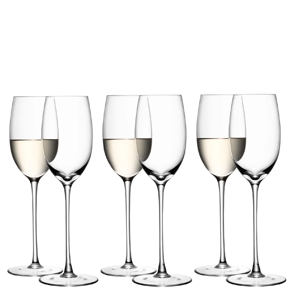 LSA White Wine Glasses - 340ml (Set of 6) Image 1