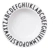 Design Letters Kids' Collection Melamine Plate - White - Image 1