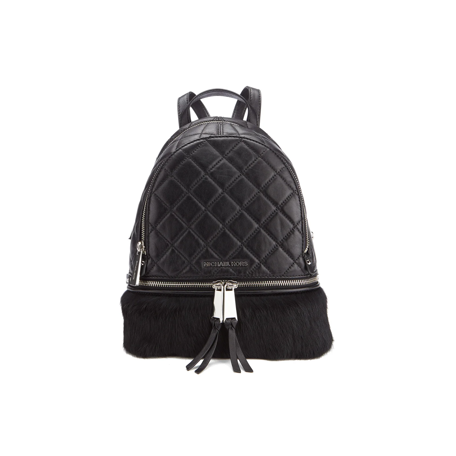 MICHAEL MICHAEL KORS Women's Small Fur Backpack - Black Image 1