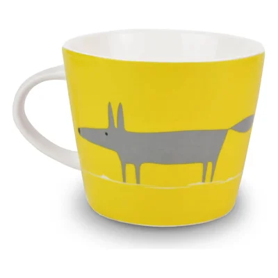 Scion Mr Fox Mug - Charcoal/Yellow