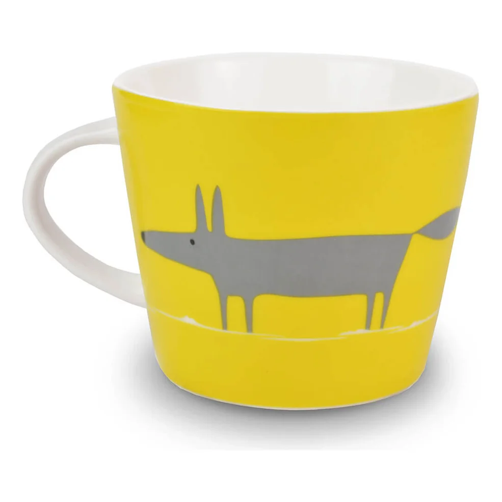 Scion Mr Fox Mug - Charcoal/Yellow Image 1