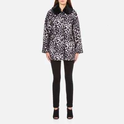Marc Jacobs Women's Cropped Jacket with Fur Collar - Ivory/Multi