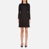 Marc Jacobs Women's Long Sleeve Dress with Crochet Collar - Black - Image 1