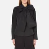Marc Jacobs Women's Long Sleeve Shirt with Bow - Black - Image 1