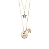 Marc Jacobs Women's MJ Coin Layered Pendant - Crystal/Antique Gold - Image 1