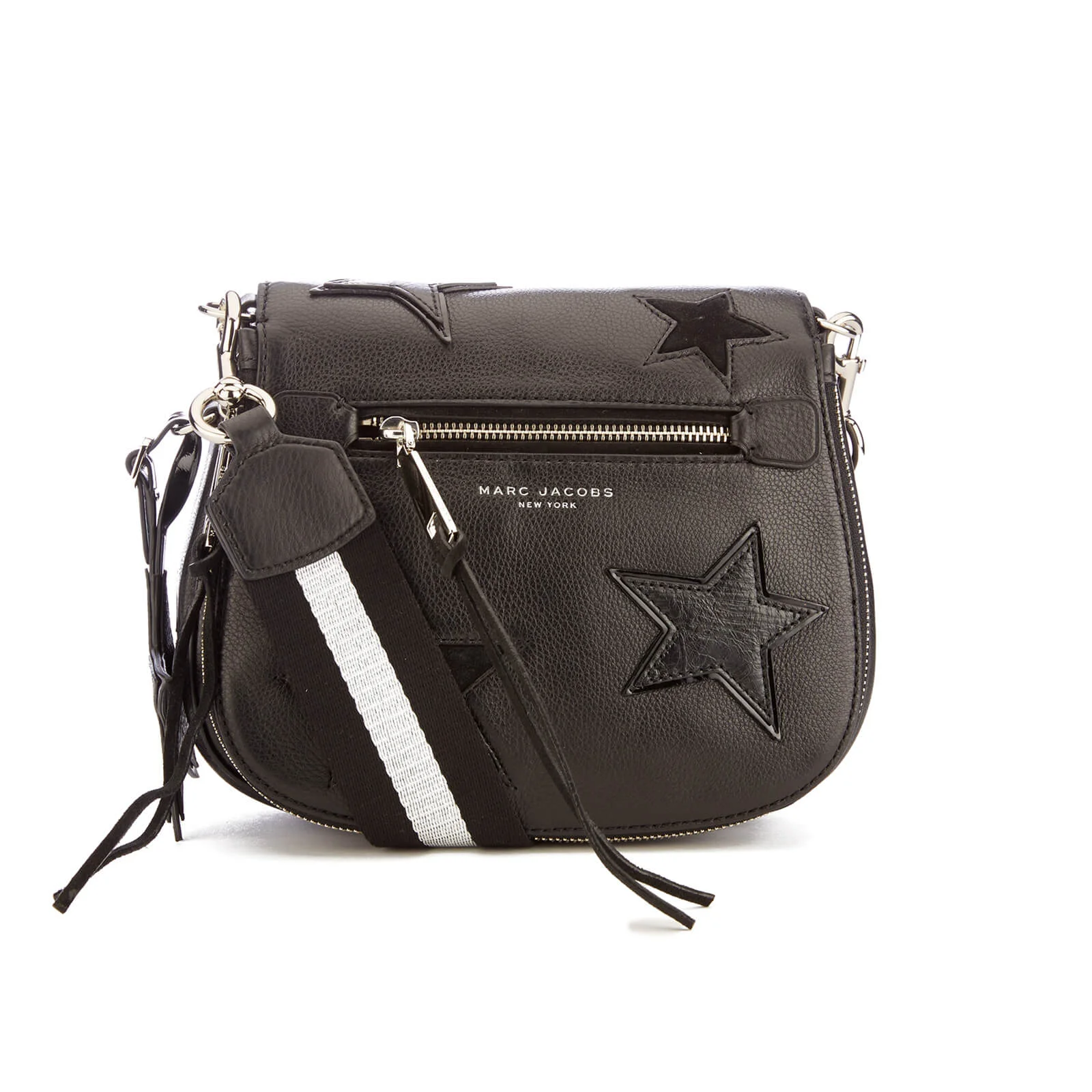 Marc Jacobs Women's Star Patchwork Small Saddle Bag - Black/Multi Image 1