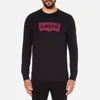 Levi's Men's Graphic Crew Neck Sweatshirt - Graphic Caviar - Image 1