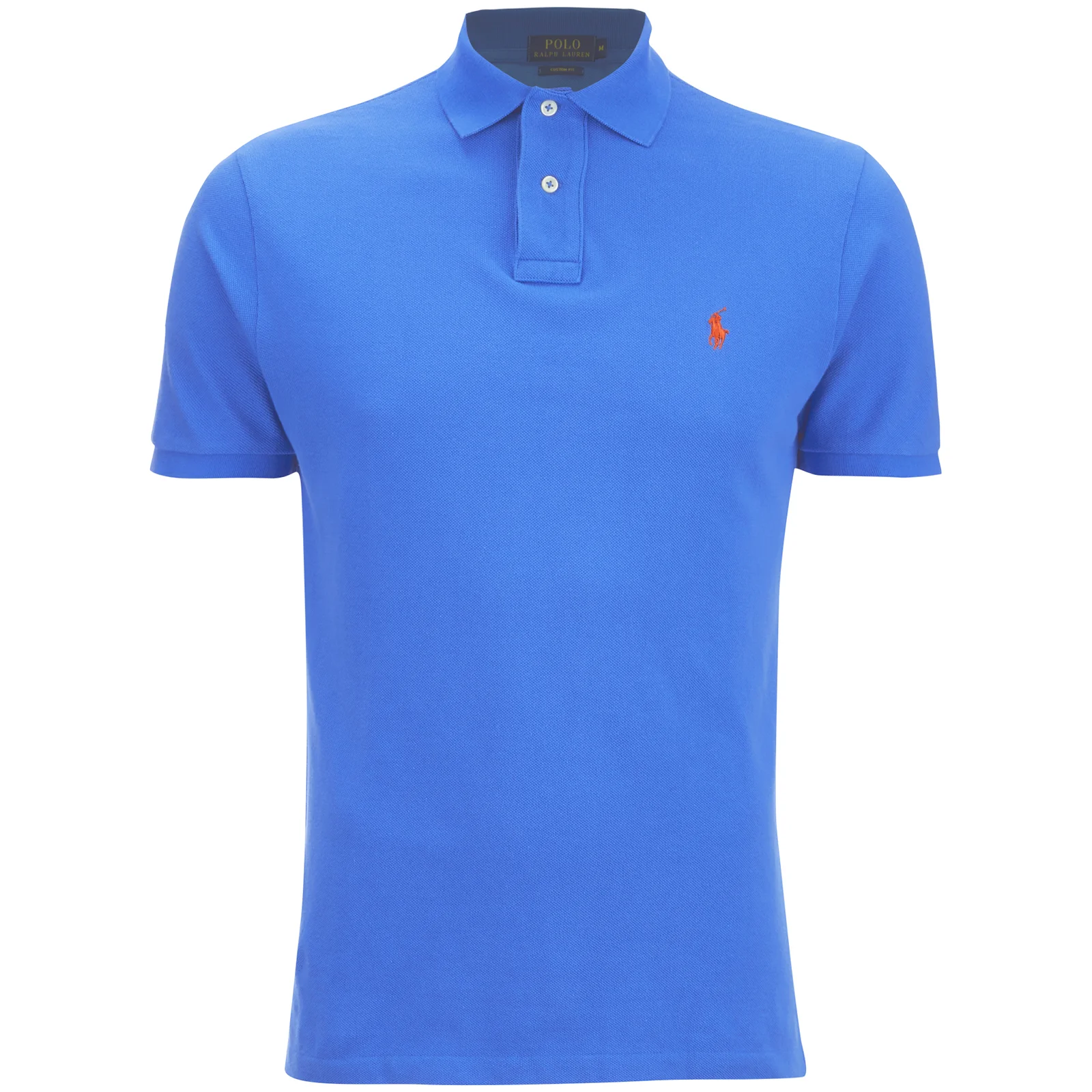 Polo Ralph Lauren Men's Custom Fit Polo Shirt - Cyan Blue Image 1
