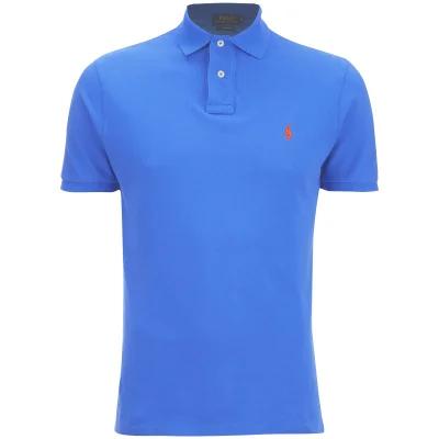 Polo Ralph Lauren Men's Custom Fit Polo Shirt - Cyan Blue