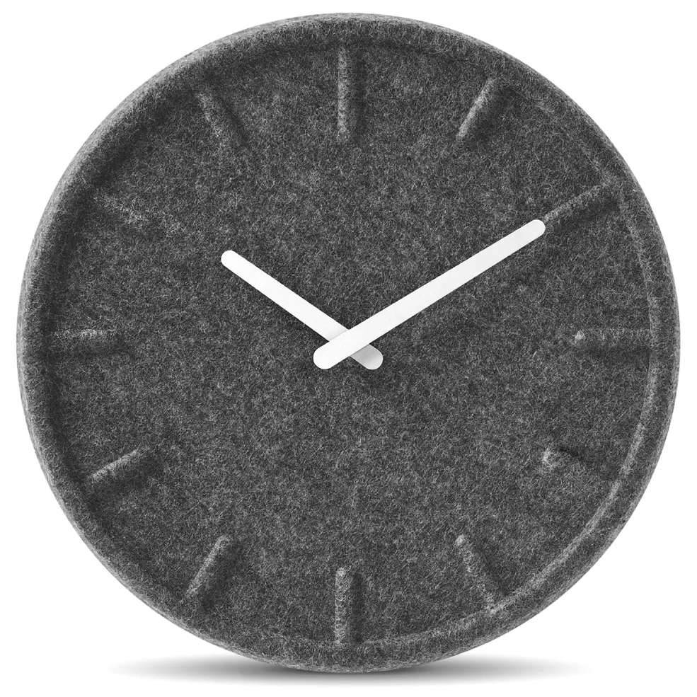 LEFF Amsterdam Felt Clock - White (35cm) Image 1