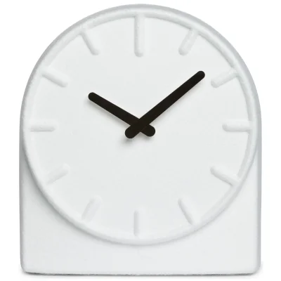LEFF Amsterdam Felt Table Clock White With Black Hands