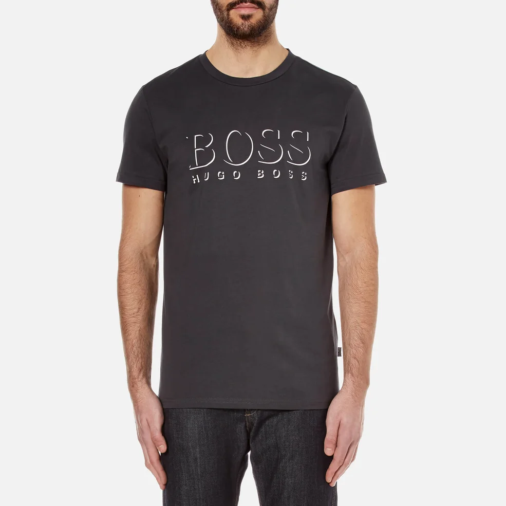 BOSS Hugo Boss Men's Large Logo T-Shirt - Black Image 1