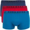 BOSS Hugo Boss Men's 3 Pack Boxers - Red/Purple/Blue - Image 1