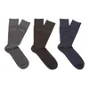 BOSS Hugo Boss Men's 3 Pack Socks - Black/Grey/Navy - Image 1