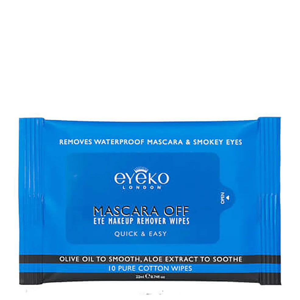 Eyeko Mascara Off Eye Make-Up Remover Wipes Image 1