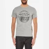 BOSS Green Men's Large Logo Crew Neck T-Shirt - Pastel Grey - Image 1