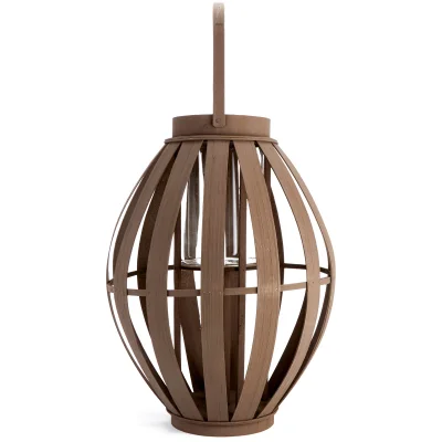 Broste Copenhagen Arne Bamboo Wood Lantern