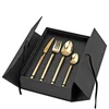 Broste Copenhagen Tvis Gold Cutlery Set - Image 1
