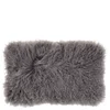 Broste Copenhagen Tibetan Sheepskin Cushion - Smoked Pearl - Image 1