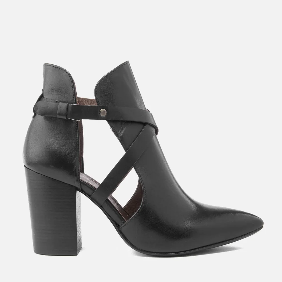 Hudson London Women's Geneve Leather Heeled Ankle Boots - Black Image 1