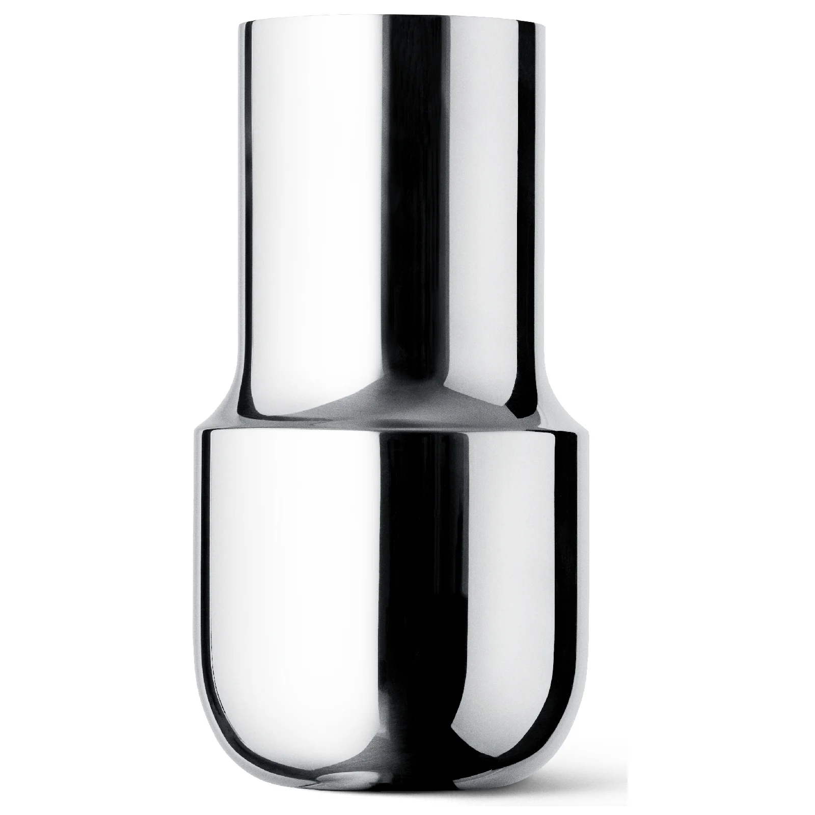 Menu Tactile Tall Vase - Stainless Steel Image 1