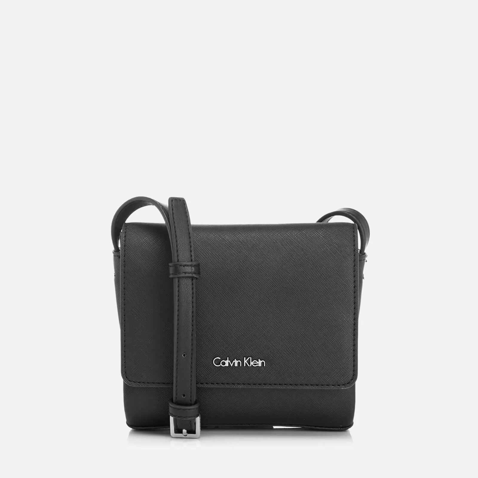 Calvin Klein Women's M4Rissa Flap Cross Body Bag - Black Image 1